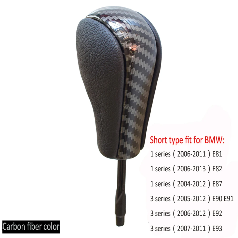 Автоматический рычаг переключения передач из АБС кожи для E81 E82 E87 E90 E91 E92 E93