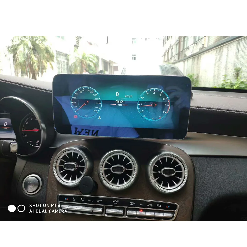 4G Ram 10,25 дюймов Android дисплей для Mercedes Benz GLC C Класс W205, с gps навигацией Bluetooth Радио стерео сенсорный экран