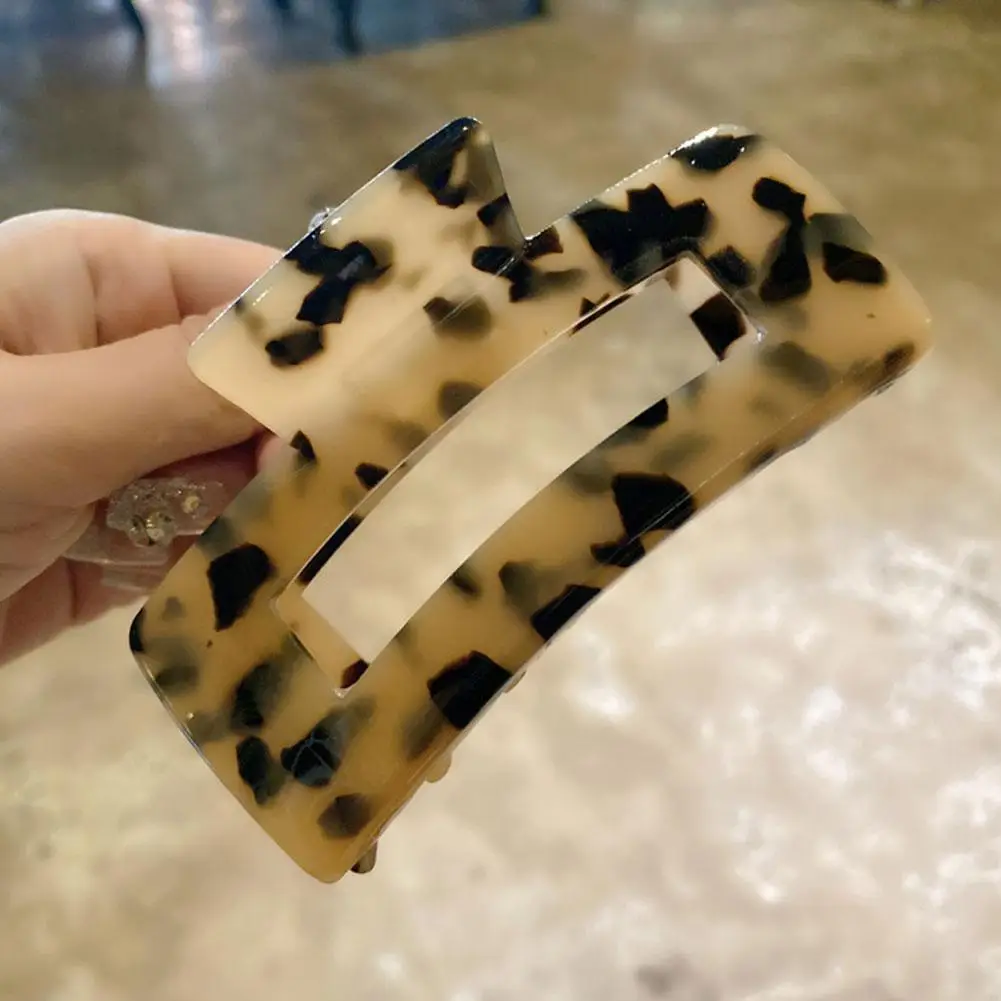 

Acetate Hair Clip Large Hair Volume Back Shark Clip New Hair Clip Temperament Hair Accessories Ladies Accessories