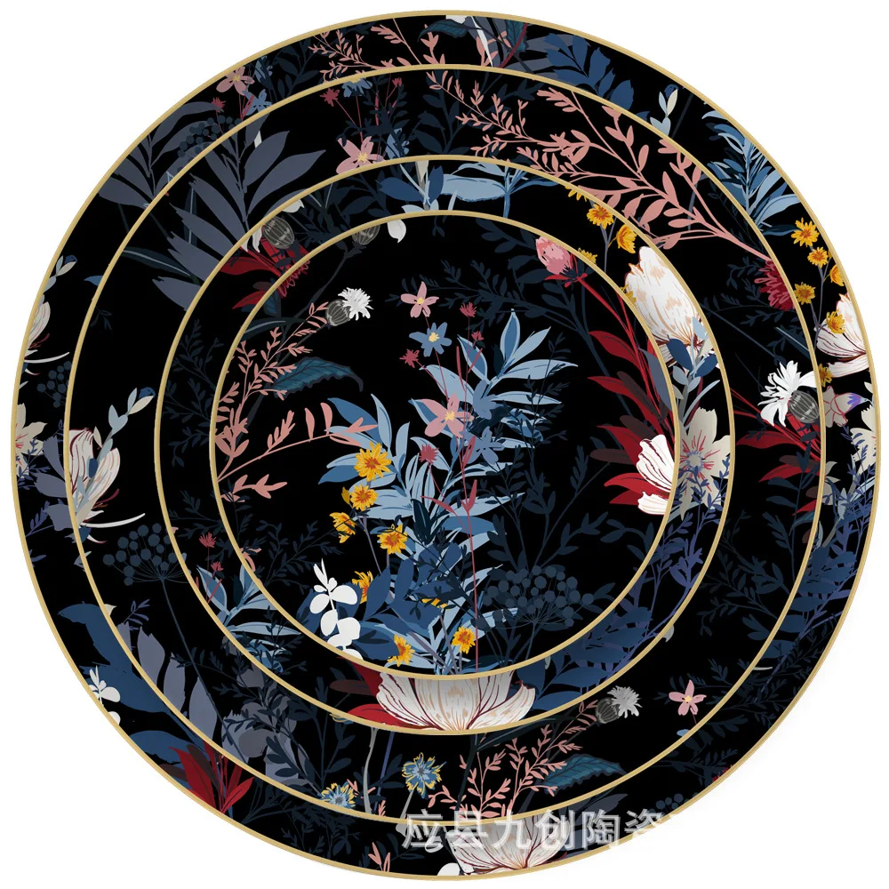 

Exotic Home Dish Plate Restaurant Steak Salad Dessert Plate Japanese Dish Plate Set