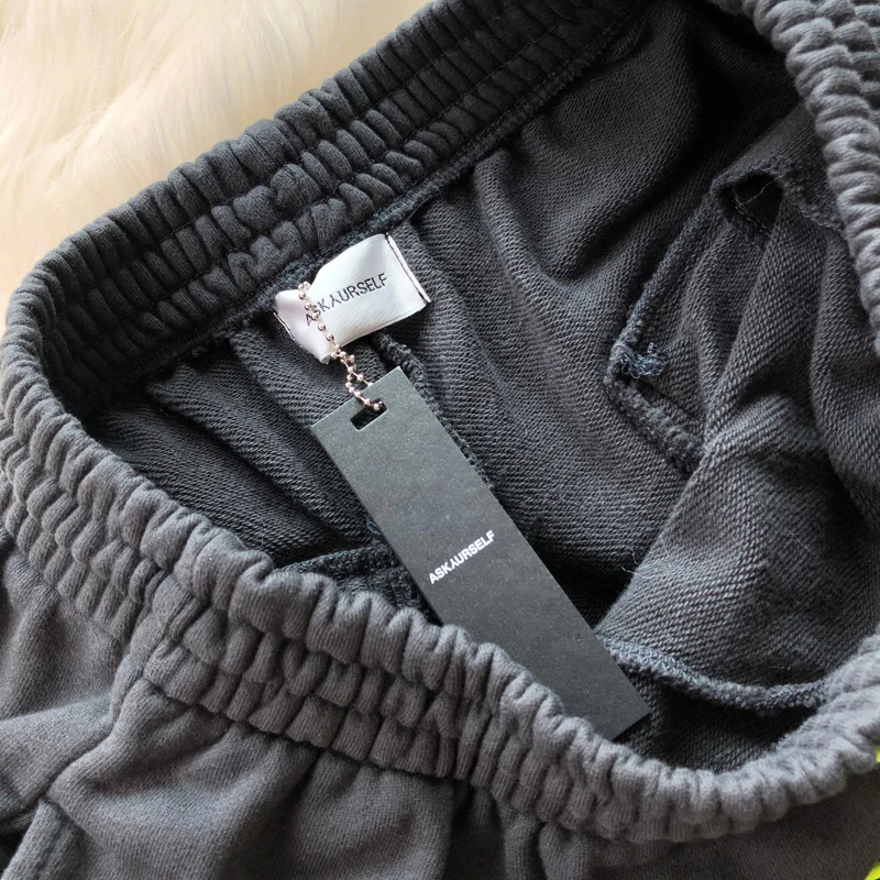 

Askyurself Short Casual Green Drawstring PANT Men Women High Quality Terry Cotton Beach Shorts Inside Tag