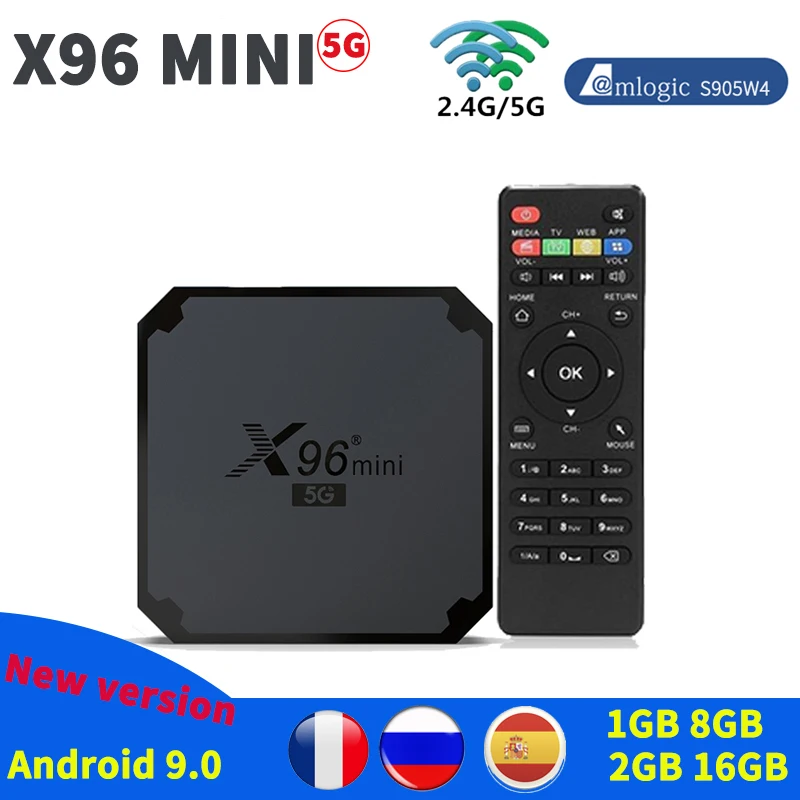 Мини-приставка X96 Android 9 0 Amlogic S905W4 2 4 ГГц | Электроника