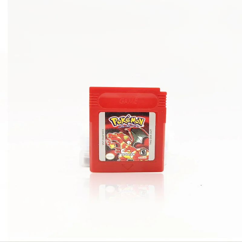 

Игровые карты Pokmon Gb Gbc, игровая карта, коллекционные игровые карты серии Pokmon, красная версия, игровая кассета с консольными картами