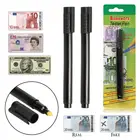 Определитель фальшивости денег Checker деньги Валюты детектор поддельный маркер поддельные тестер банкнот ручка уникальные чернила ручной насечки инструменты