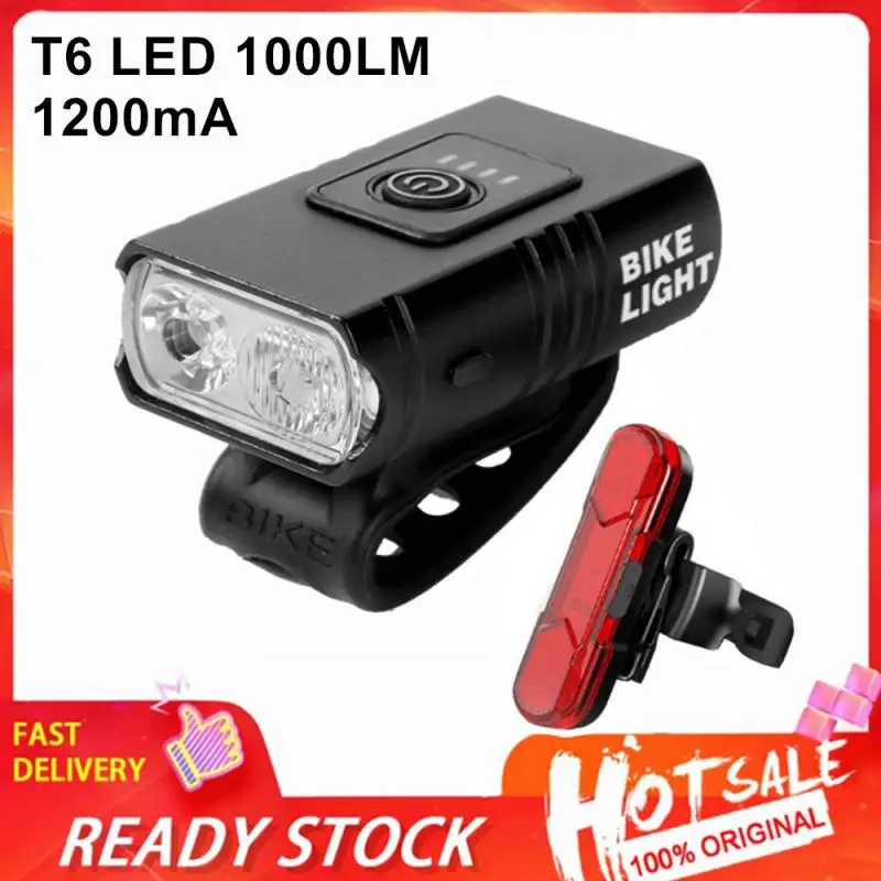 

T6 LED Bicycle Head Light 400LM USB Rechargeable Power Display MTB Mountain Road Bike Front Lamp Flashlight Cycling Equipment