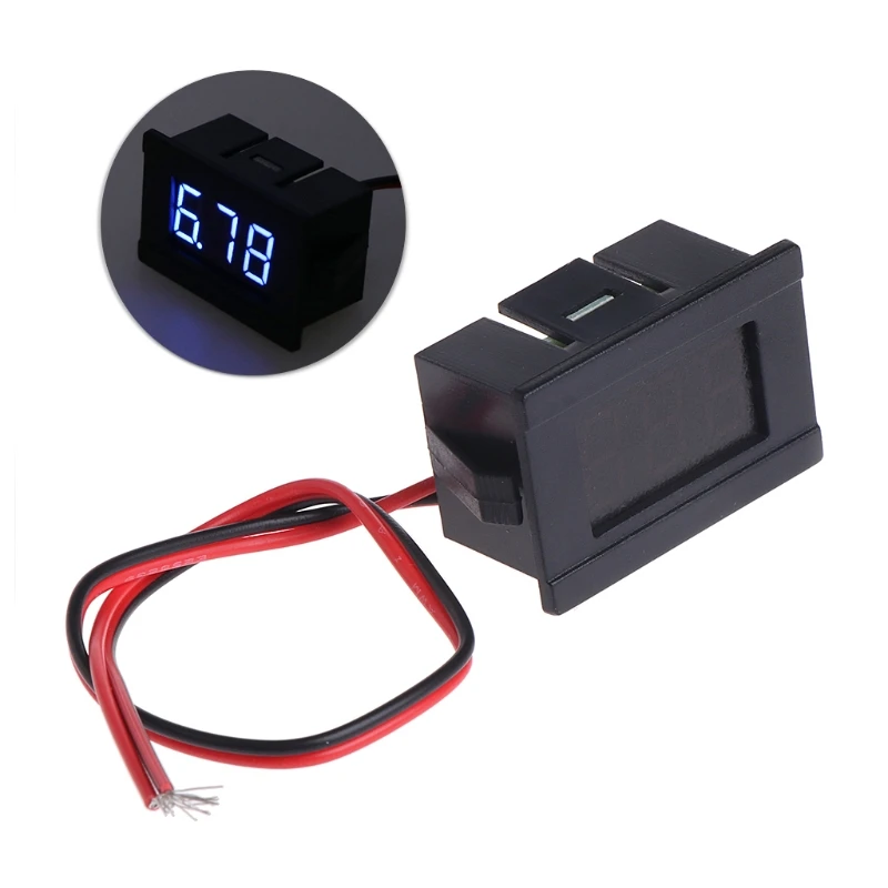 

DC 2 Wires 4.5-30V Mini LED Digital Display Voltmeter Volt Voltage Panel Meter