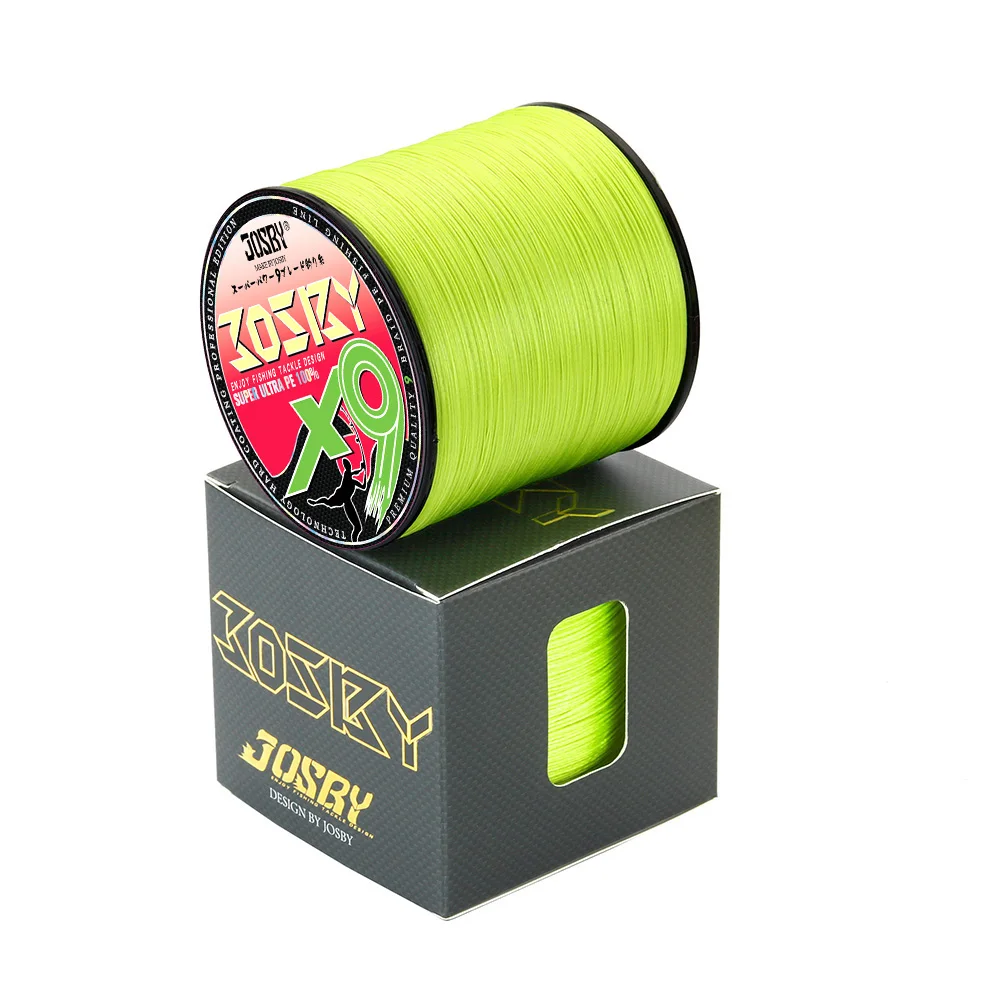 JOSBY 4 нити 8 прядей 9 плетеная леска 500 м 300 PE многоцветная мультифиламентная Карп
