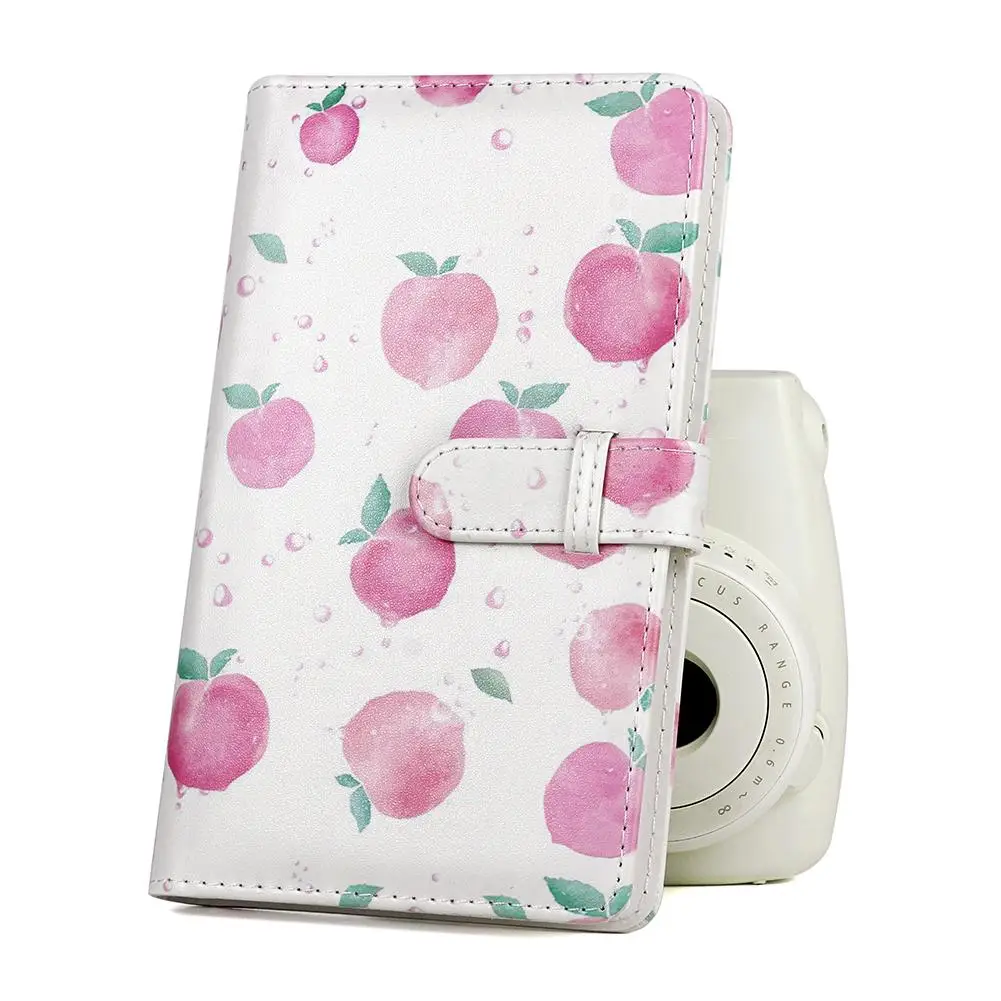 Мини 3 дюймов фотоальбом для хранения рамка 96 карманы имя держатель карт вставка