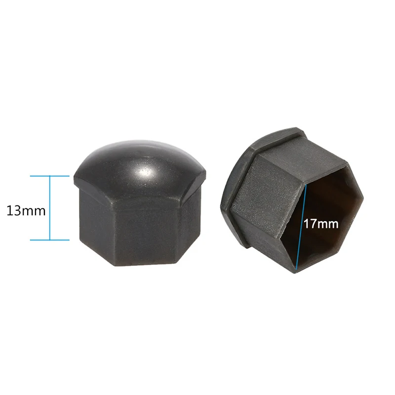 

20Pcs/Set 17mm Car Wheels Plastic Nuts with Screw Cap Removal Tools