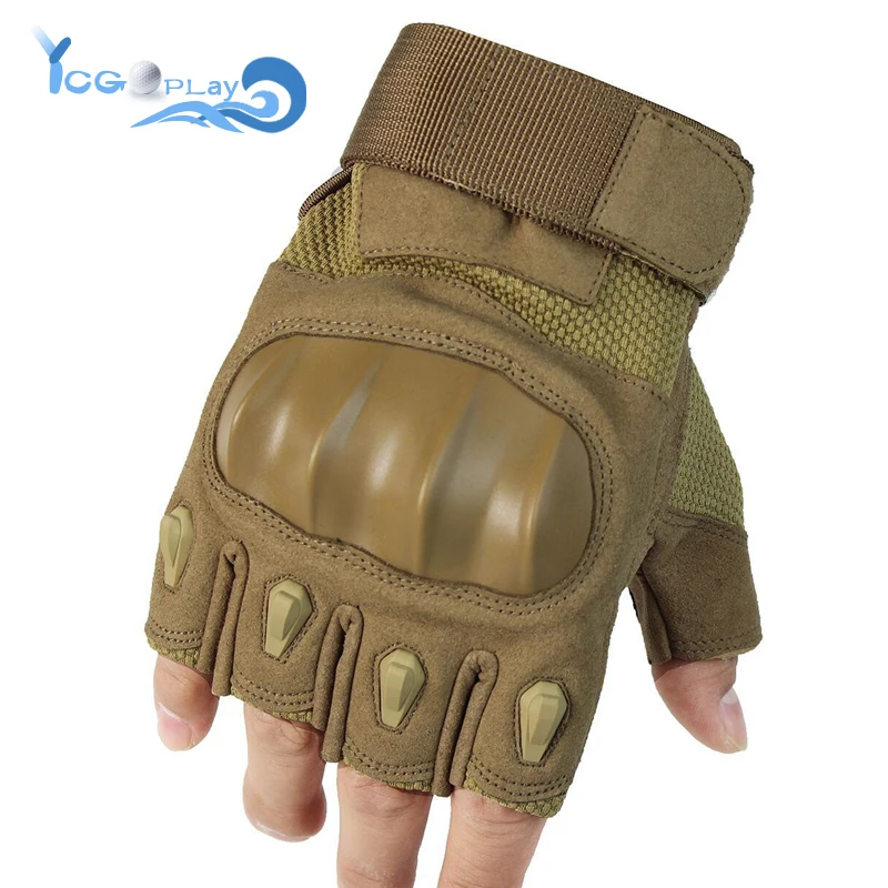 

Outdoor Tactical Gloves Half Finger Type Military Training Gloves Mountain Climbing Fitness Sports Non-slip Protective Gloves
