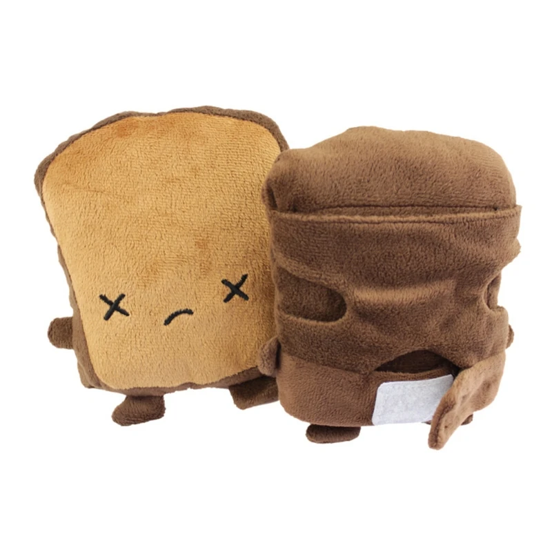 

D0AD перчатки с USB-подогревом 1 пара милые перчатки для рук в форме хлеба без пальцев Зимние перчатки для женщин и детей с питанием от USB