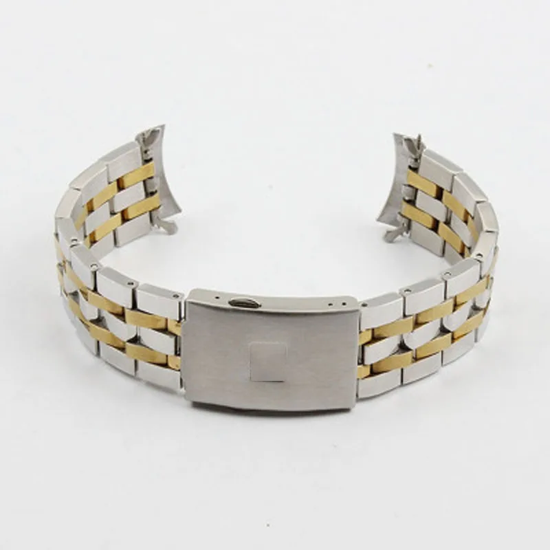 19 мм 20 ремешок для часов Tissot PRC200 T17 T461 T014430 T014410 T019 T055 из нержавеющей стали|Ремешки