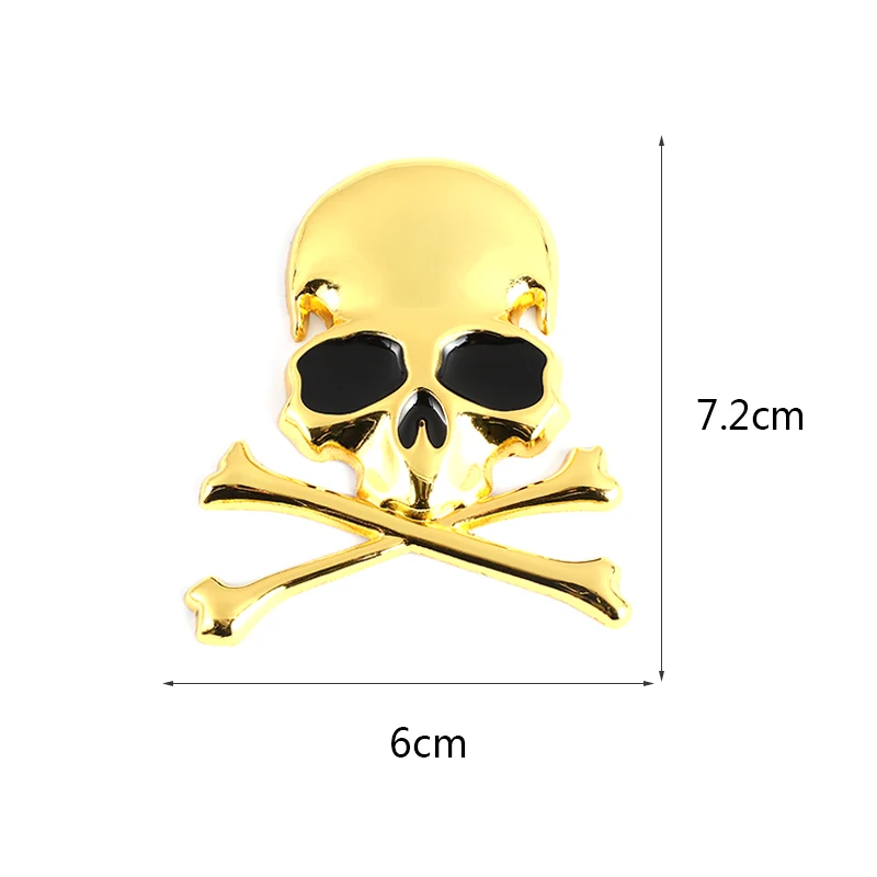 3d-наклейки в виде головы черепа для BMW Audi Ford Jeep Honda Volkswagen Mercedes Opel Dodge KIA