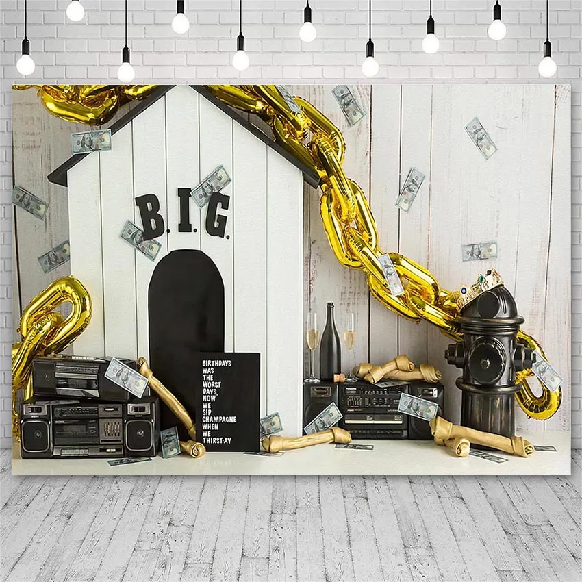 Фон Avezano для студийной фотосъемки с изображением роскошного большого дома денег