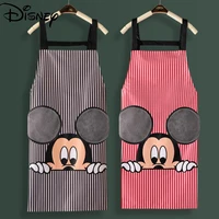 disney summer ultra thin cute cartoon mickey waterproof and oil proof kitchen special hand wiping apron