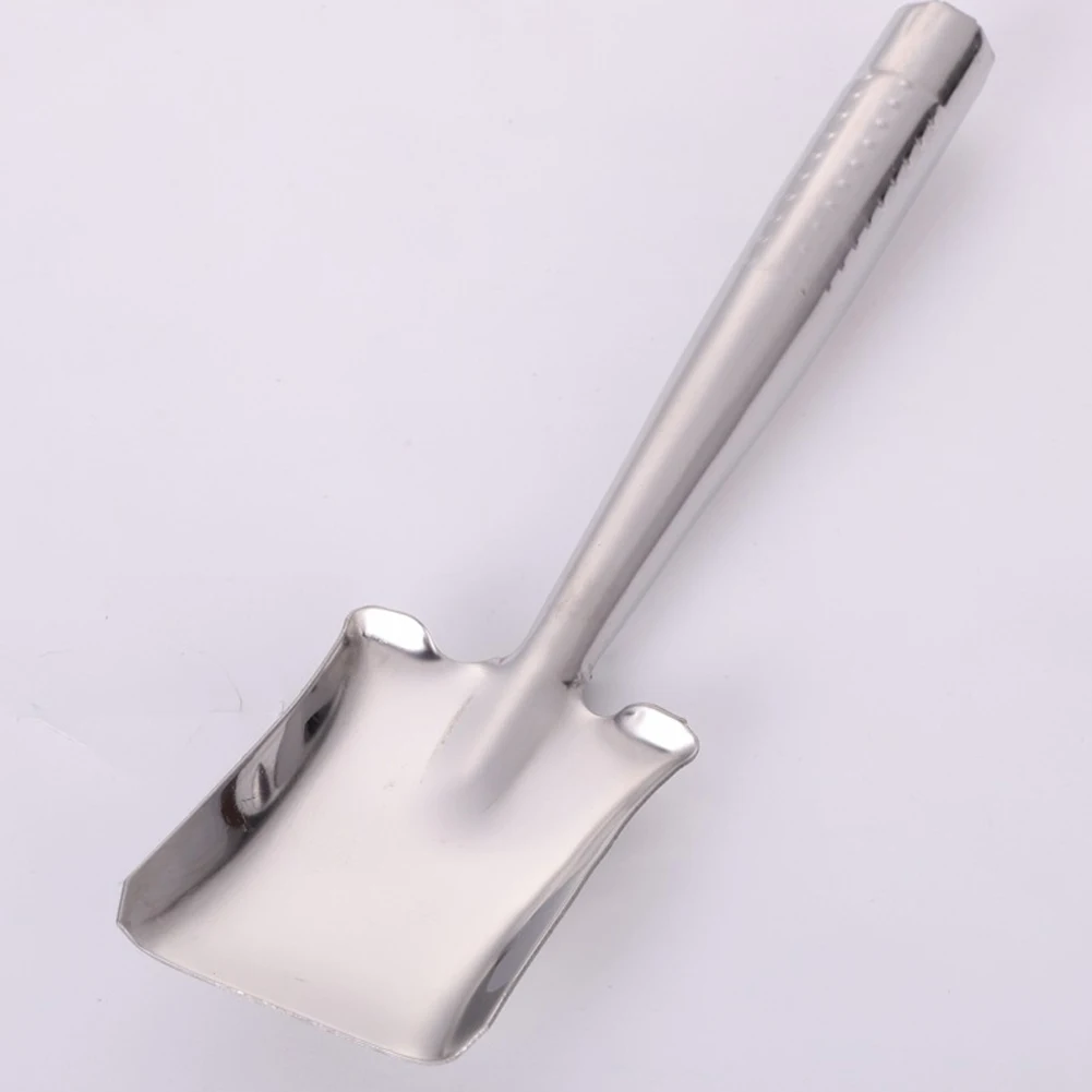 Portable Folding Stainless Steel Shovel Spatula With Harrow Camping 