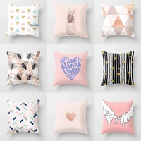 ins nordic cushion cover tropical heart polyester throw pillow case car sofa decorative pillowcases home decor