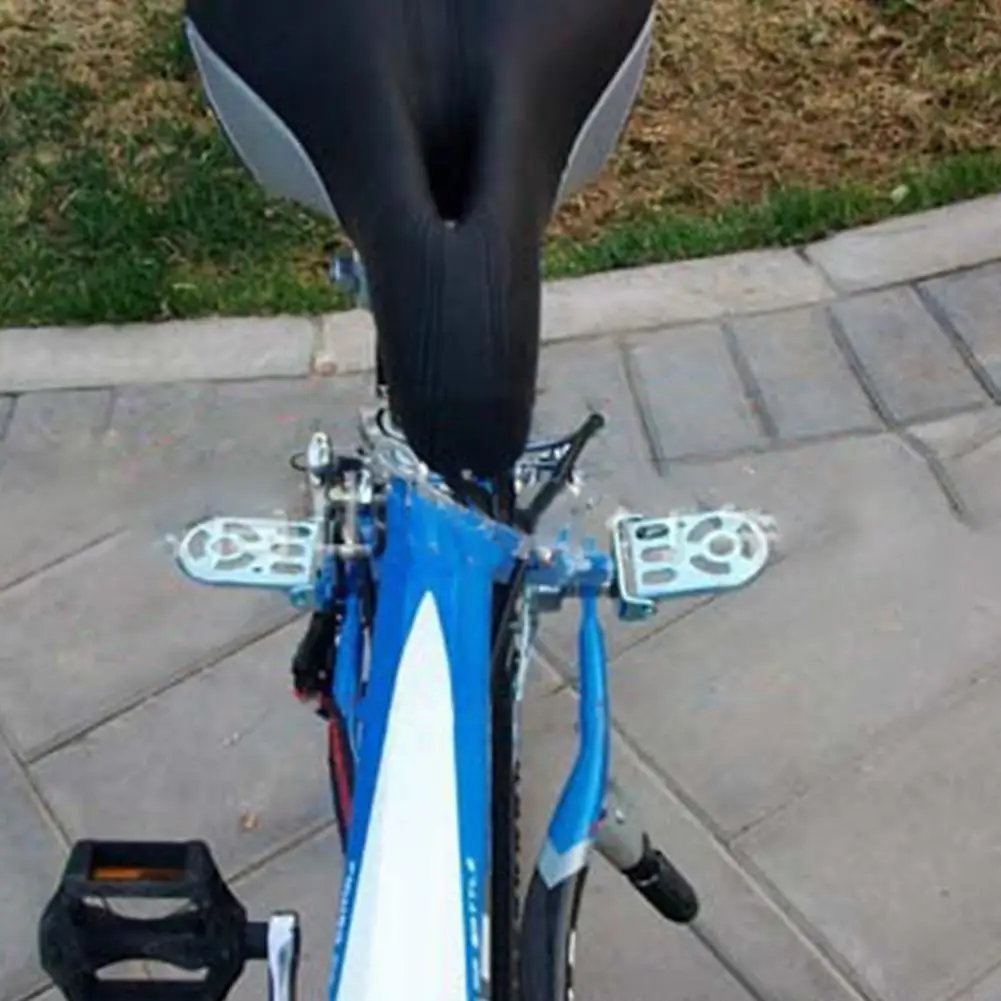 HiMISS металлическая складная педаль для ног выдвижная задняя велосипеда