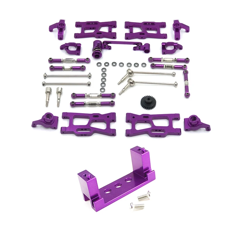 

Сервосиденье для Wltoys 144001 124018 124019 металлическое рулевое колесо, пурпурный и металлический поворотный рычаг рулевого механизма, фиолетовый