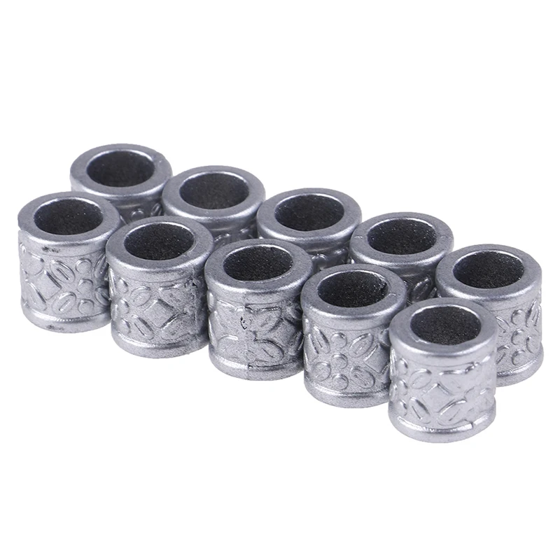 10 шт./лот золотые серебряные черные бусины для волос пластиковые косички Дред