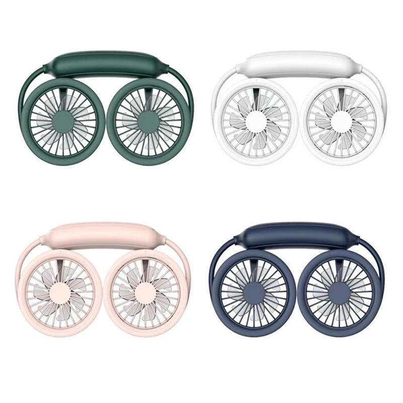 Складной Портативный вентилятор электрический на шее мини охлаждения