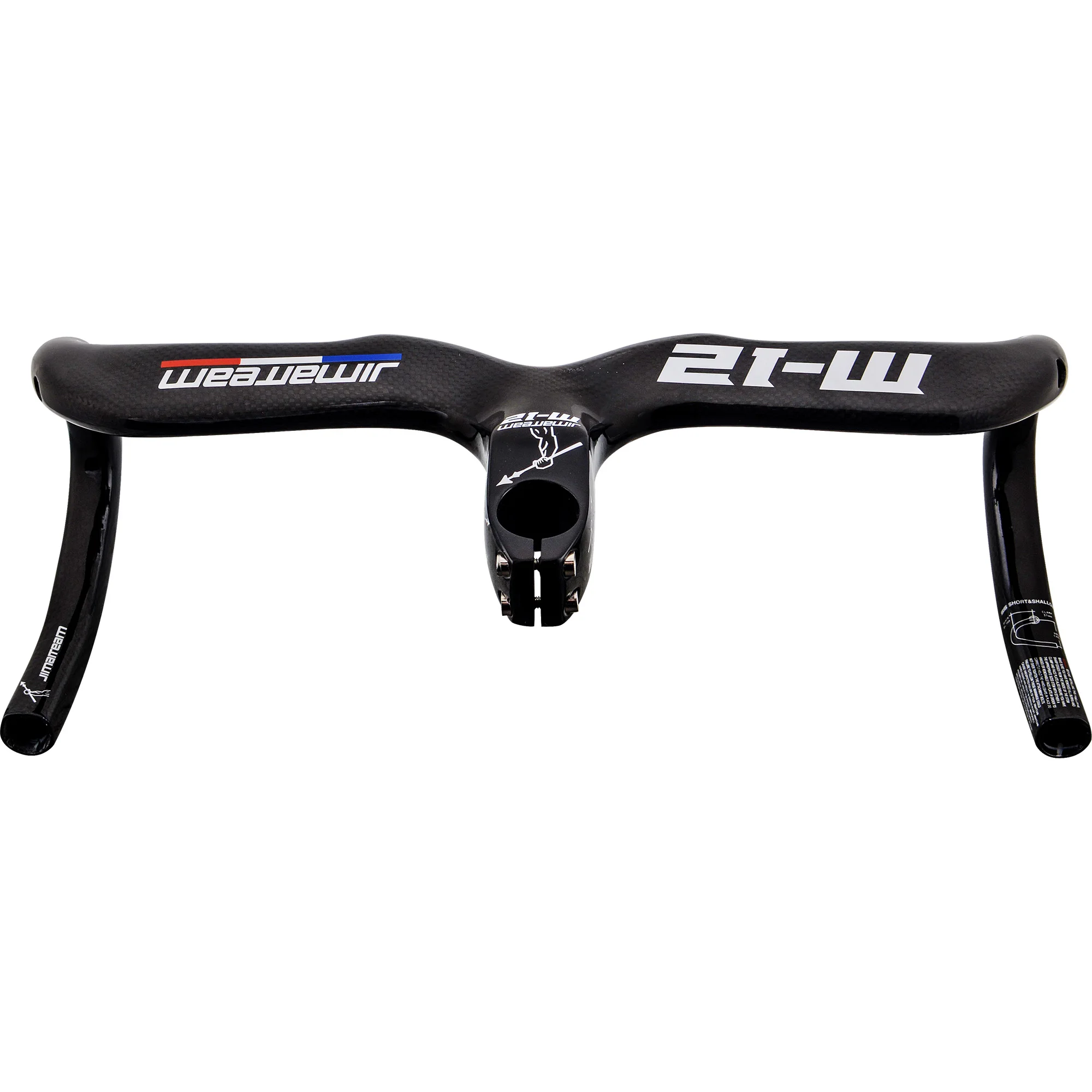 УГЛЕРОДНЫЙ руль для шоссейного велосипеда JIMIATEAM интегрированный и вынос руля 3 K