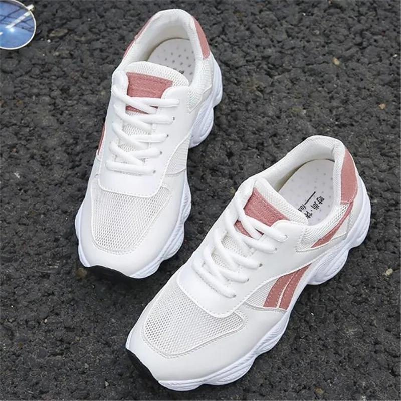 

2018 spring and autumn new women's shoes breathable mesh mesh shoes casual students Sneakers women movement shoes