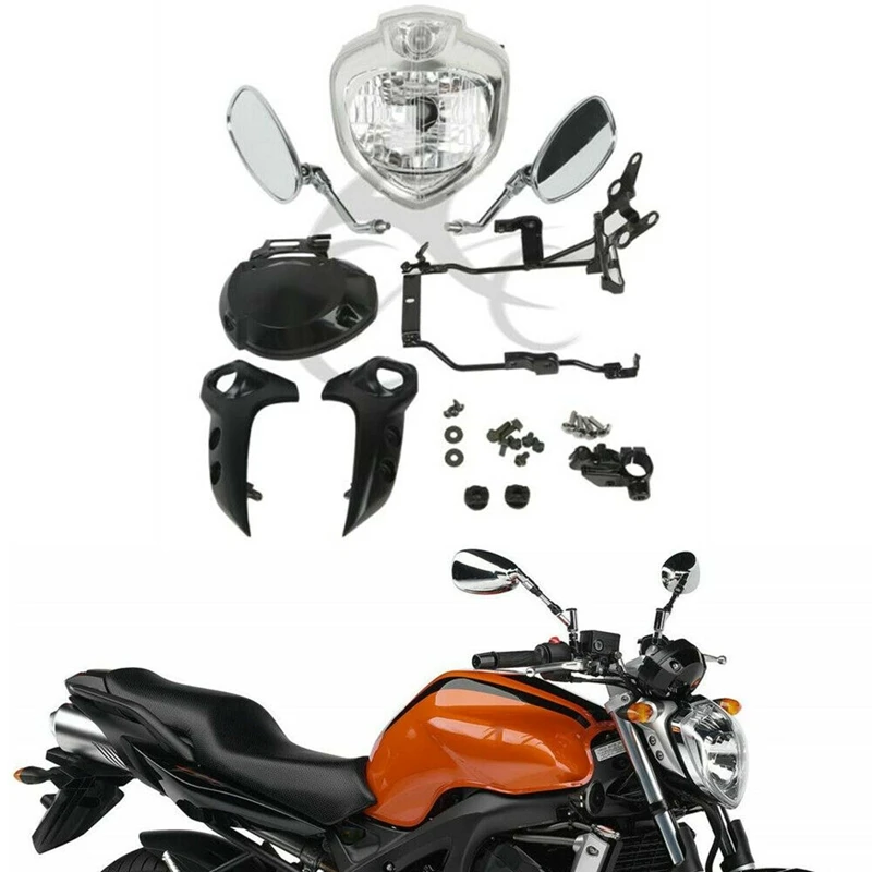 Комплект фар для мотоцикла фара в сборе YAMAHA FZ6 FZ6N 2004 2006 2005|assembly| |