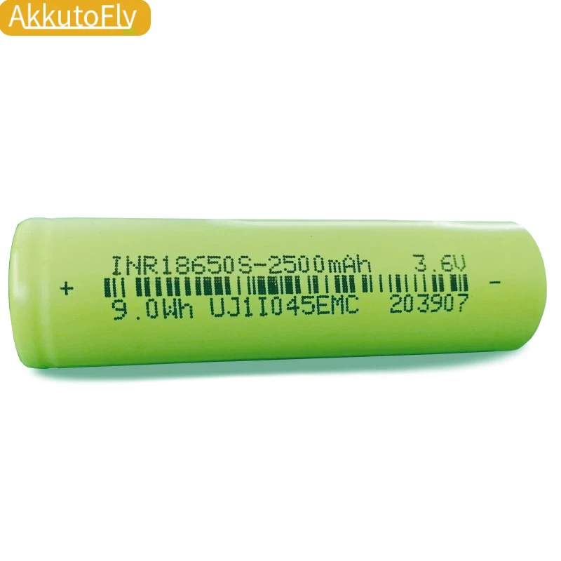 Оригинальный новый аккумулятор высокой мощности 3 6 В 2500 мА/ч 18650 литий ионные