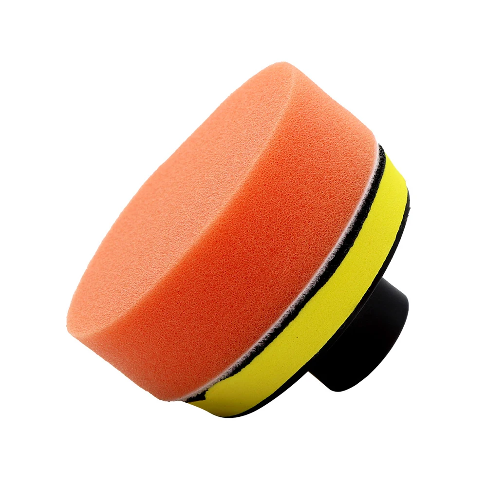KKMOON 7Pcs Drill Buffing Sponge Pads Car Foam Polishing Pads Kit for Car Buffer Polisher Sanding Waxing Sealing Glaze