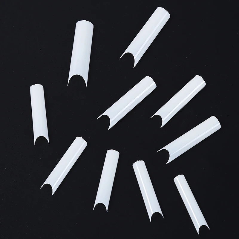 500pcs Extra Long Square False Nail Tips C Curved Straight Nails Manicure Art Decoration Tool Artificial Acrylic Fake | Красота и