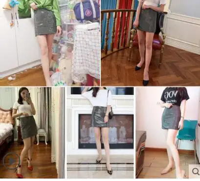 Юбка А силуэта длиной до середины бедер с высокой талией|Женские юбки| |