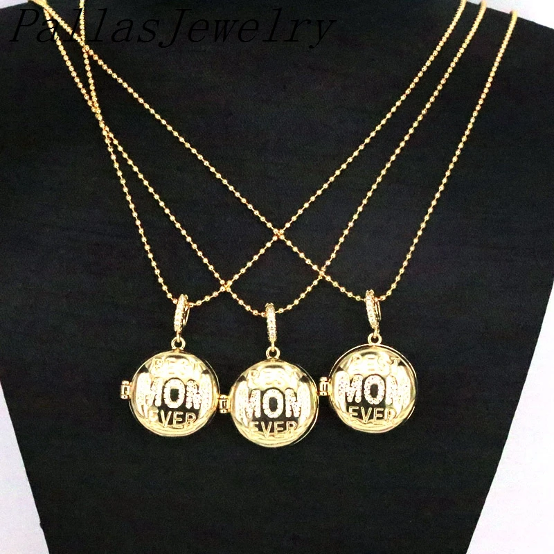 

Ожерелье с подвеской в виде надписи «мама» с фианитами, 5 шт.