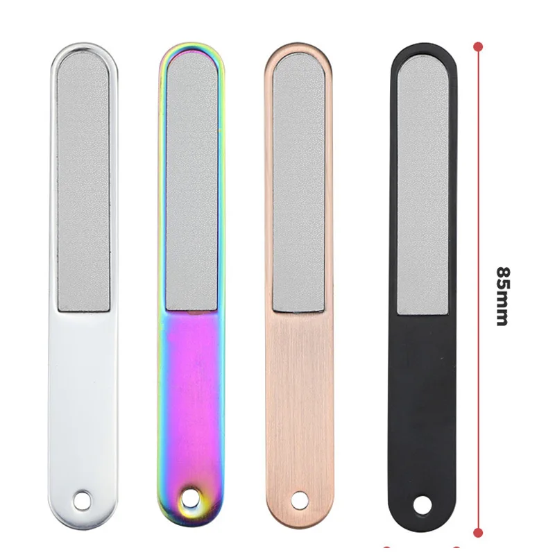 1 шт. пилка для ногтей из нержавеющей стали скальлайк текстурированный