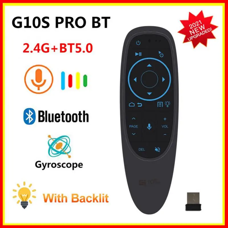 Голосовой пульт дистанционного управления G10S Pro/BT 2 4G Bluetooth-совместимая