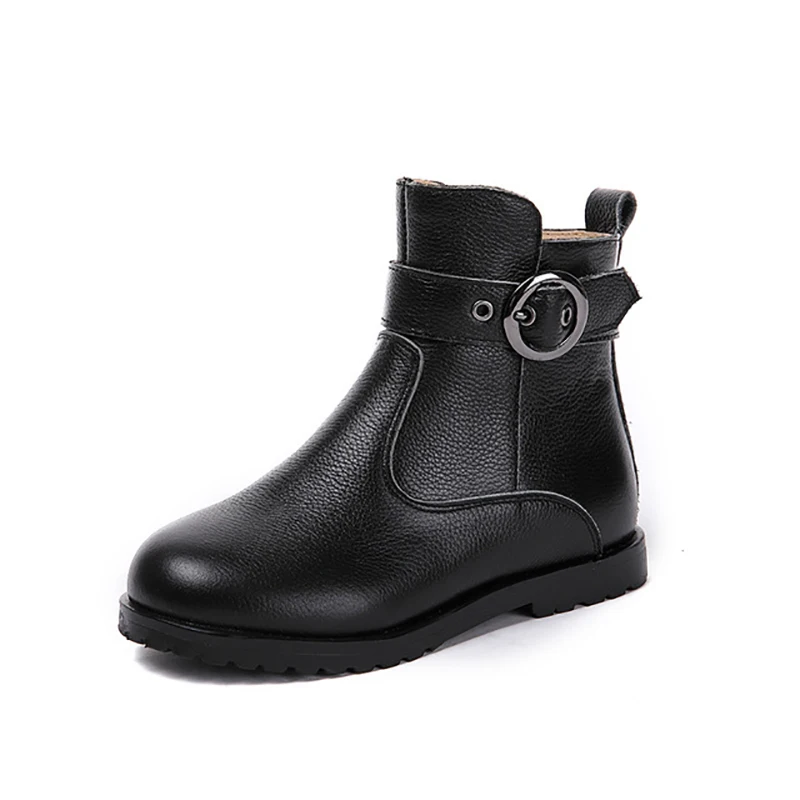 Dolakids детская обувь сезон осень зима Новые теплые сапоги вокруг лодыжки для