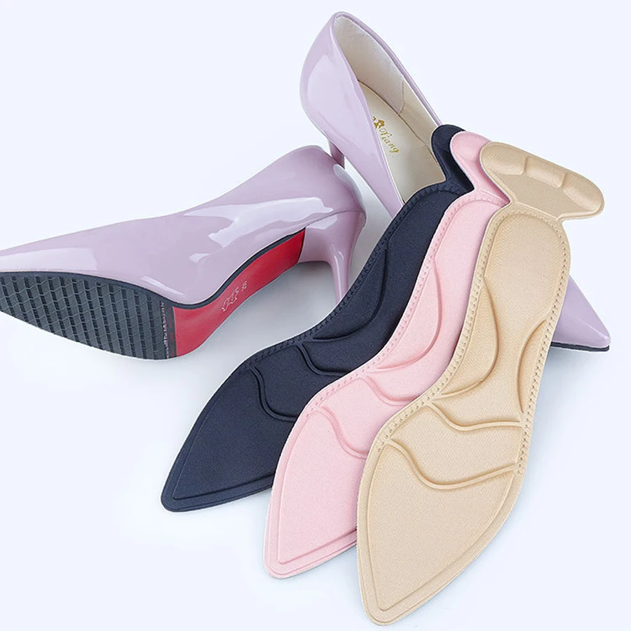 5D мягкая губка с острым носком стельки для обуви на каблуках Плоском Каблуке