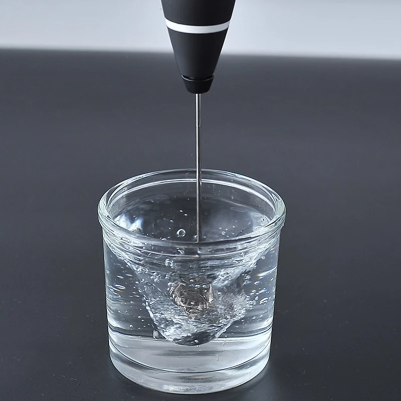 

Handheld Adjustable 3 Speed USB Whisk Milk Frother 3 Speed Household Hand Blender Electric Battery Coffee Milk Frother
