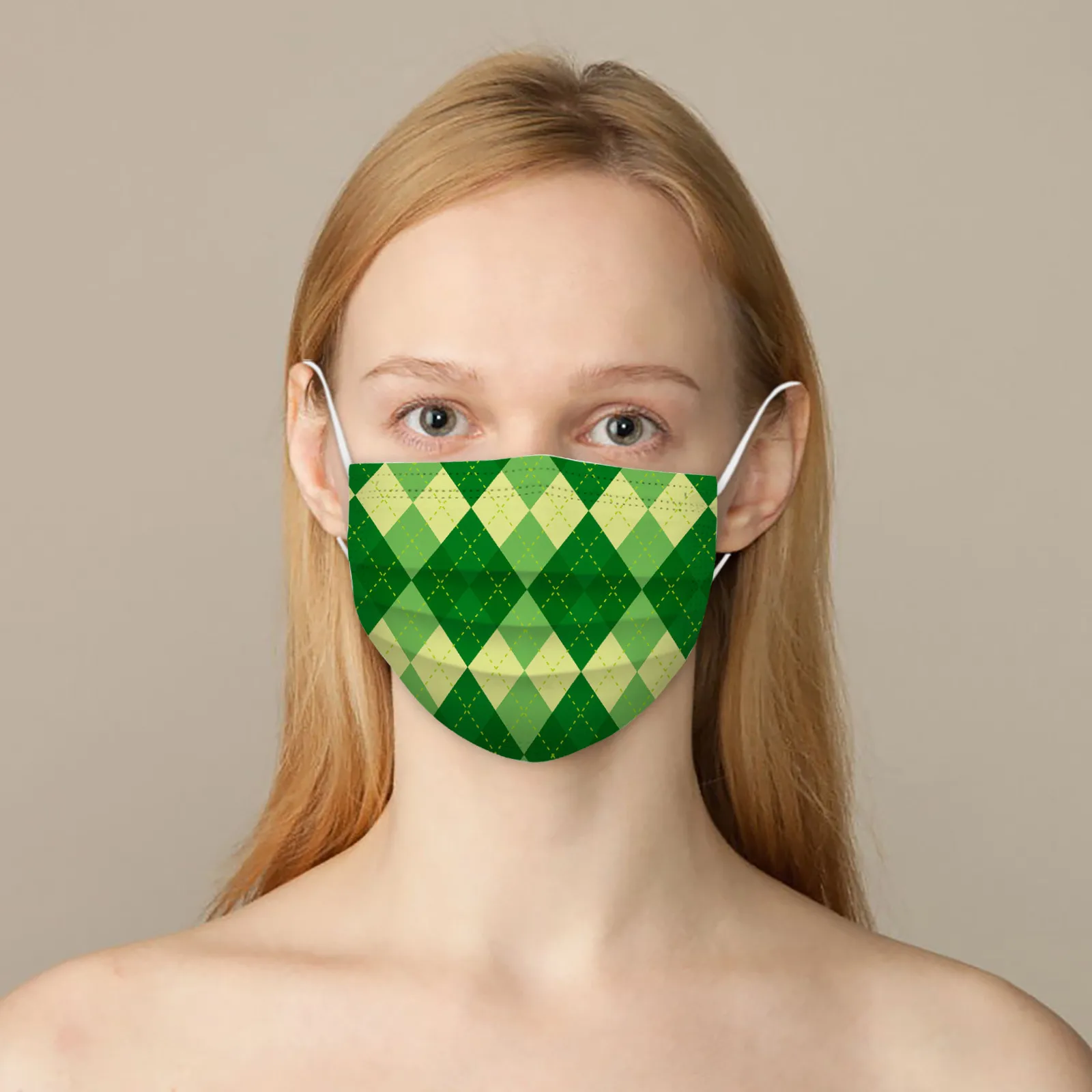 

face mask masque enfant mascarilla Adults Disposable Unisex St. Patrick' Day Print Soft 3 Ply Earloop 3-Layer Masks cosplay