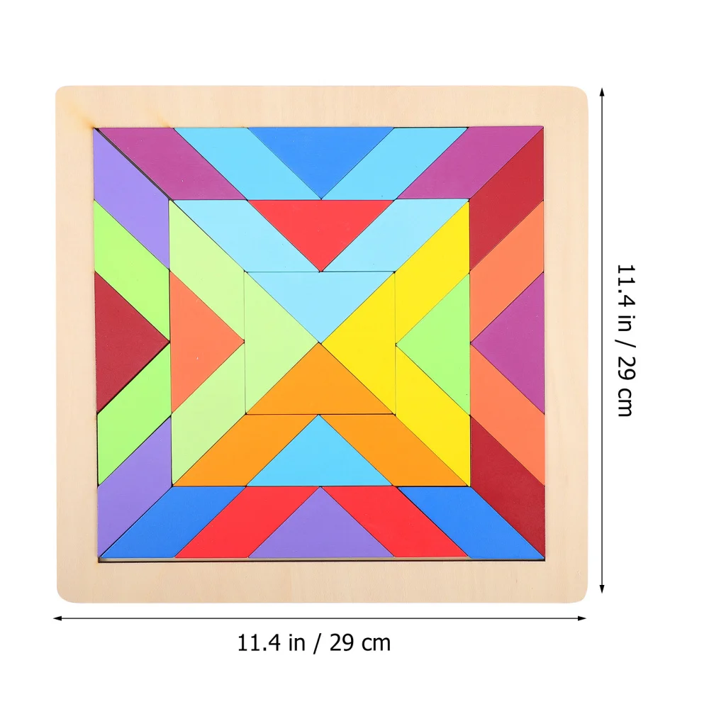 

1Set of Kids Educational Blocks Jigsaw Puzzles Wooden Jigsaw Toys Children Gift