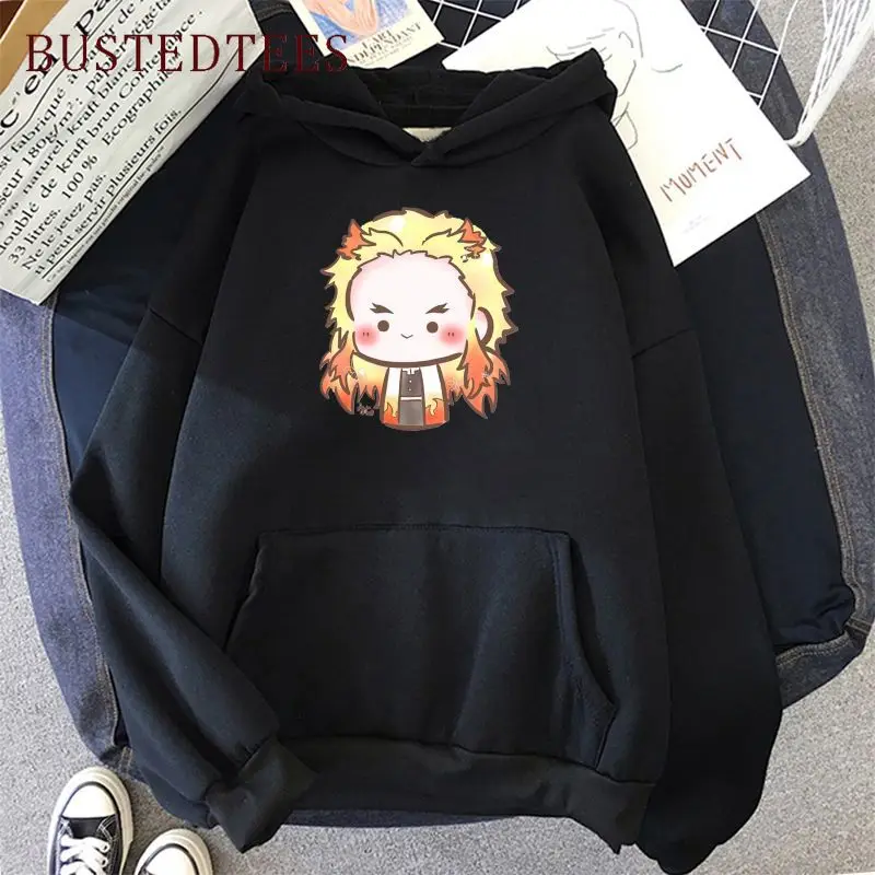 

Demon Slayer Kimetsu No Yaiba Women's Sweatshirt Anime Hoodie Streetwear 2021 Tanjiro Kamado Manga Kawaii Autumn Winter Clothes