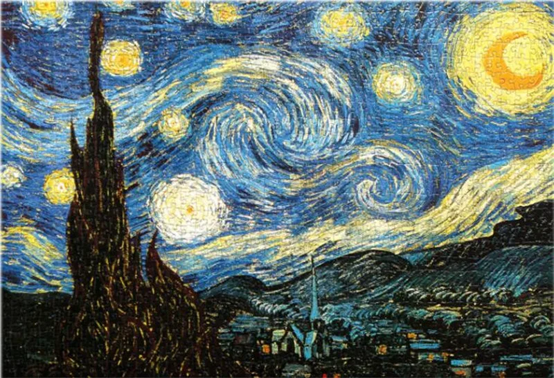 New Arrival Jigsaw Puzzles 1000 Pieces Picture Scenery Space Stars Puzzle Toys For Adults Children Kids Games Educational | Игрушки и
