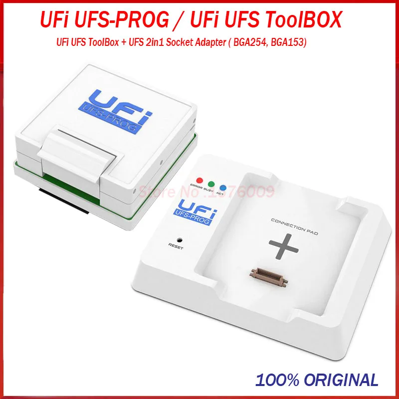 2022 новый оригинальный UFi-UFS ящик для инструментов + UFS 2 в 1 адаптер розетки (BGA254 BGA153)