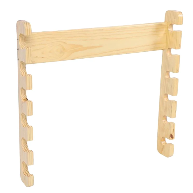 Деревянная рыболовная удочка для удочки держатель Дисплей стеллаж хранения