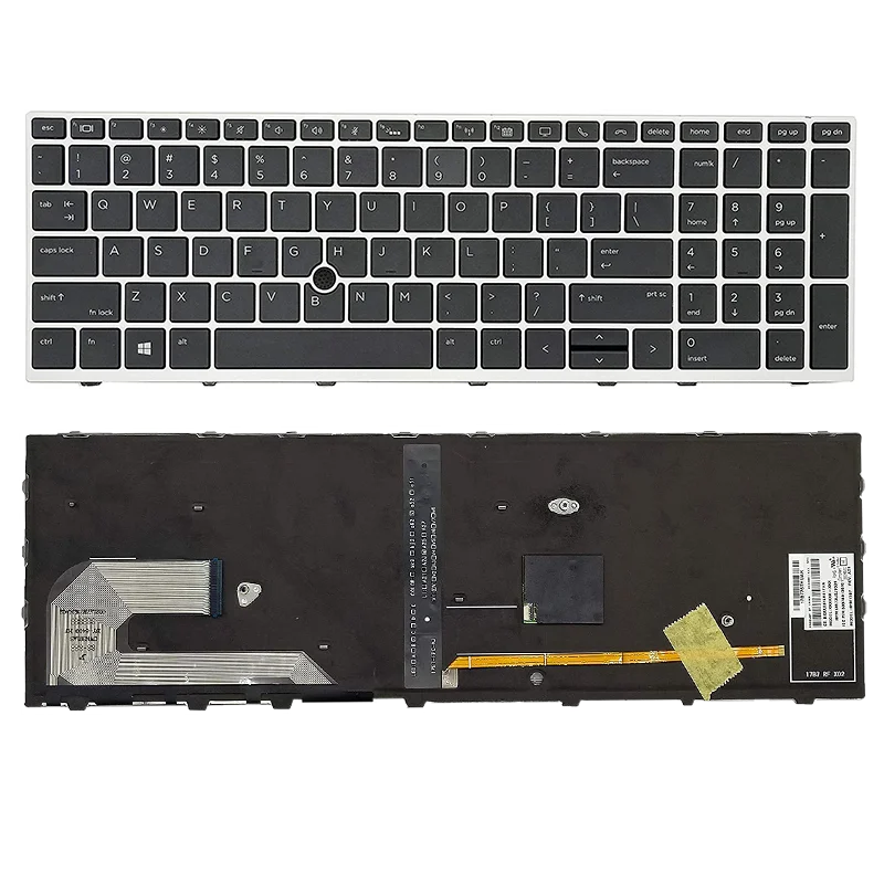 Новая Оригинальная клавиатура с подсветкой для ноутбуков HP EliteBook 850 755 15u G5 G6 ZBook |