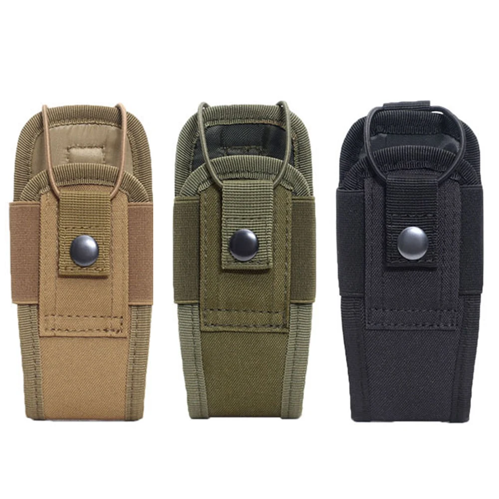 

Tactical Molle Radio Pouch Military Walkie Talkie Holster Bag Portable Interphone Carry Bag for Hunting Camping Hiking Travel