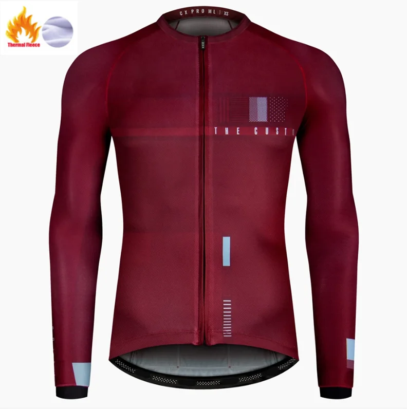 Winter Jersey Gobiking Велоспорт Джерси весна/осень велосипедная одежда Ropa Ciclismo Мужские дышащие майки PRO TEAM тренировочная майка - Цвет: Winter Jersey