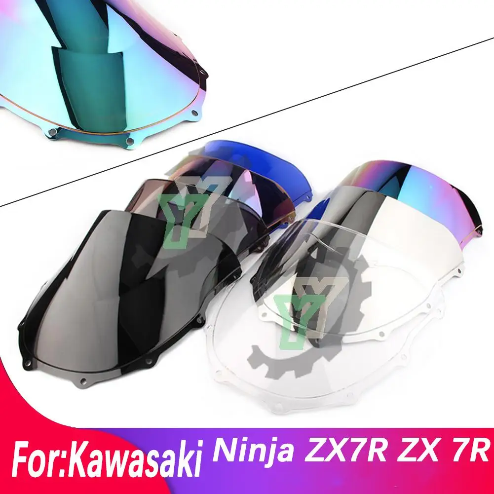 

ZX-7R Cafe racer Motorcycle Windshield Windscree Wind Deflector For Kawasaki Ninja ZX7R ZX 7R 1996-1998 1999 2000 2001 2002 2003