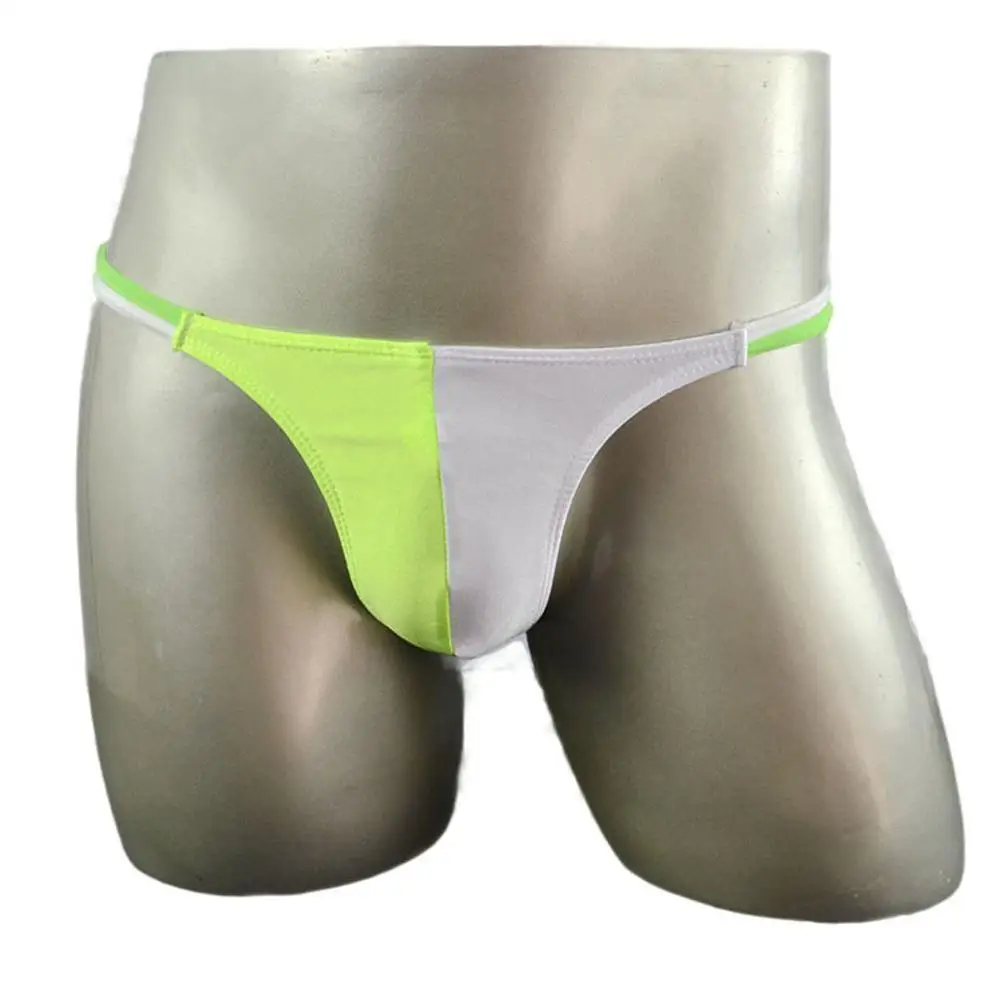 Трусы брифы # D мужские модные пикантные стринги и G в стиле пэчворк нижнее белье