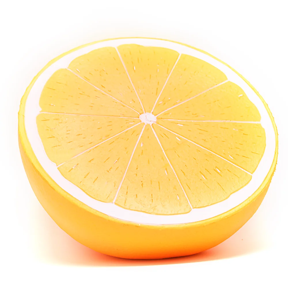 

SquishMeez Soft Slow Rising Jumbo 25CM Jumbo Giant Strawberry/Peach/Halloween Pumpkin Squishy Toys With Scented